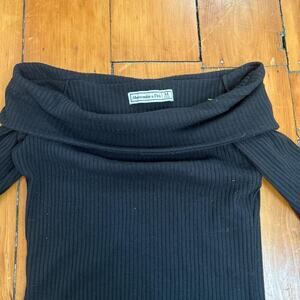 Black off the shoulder long